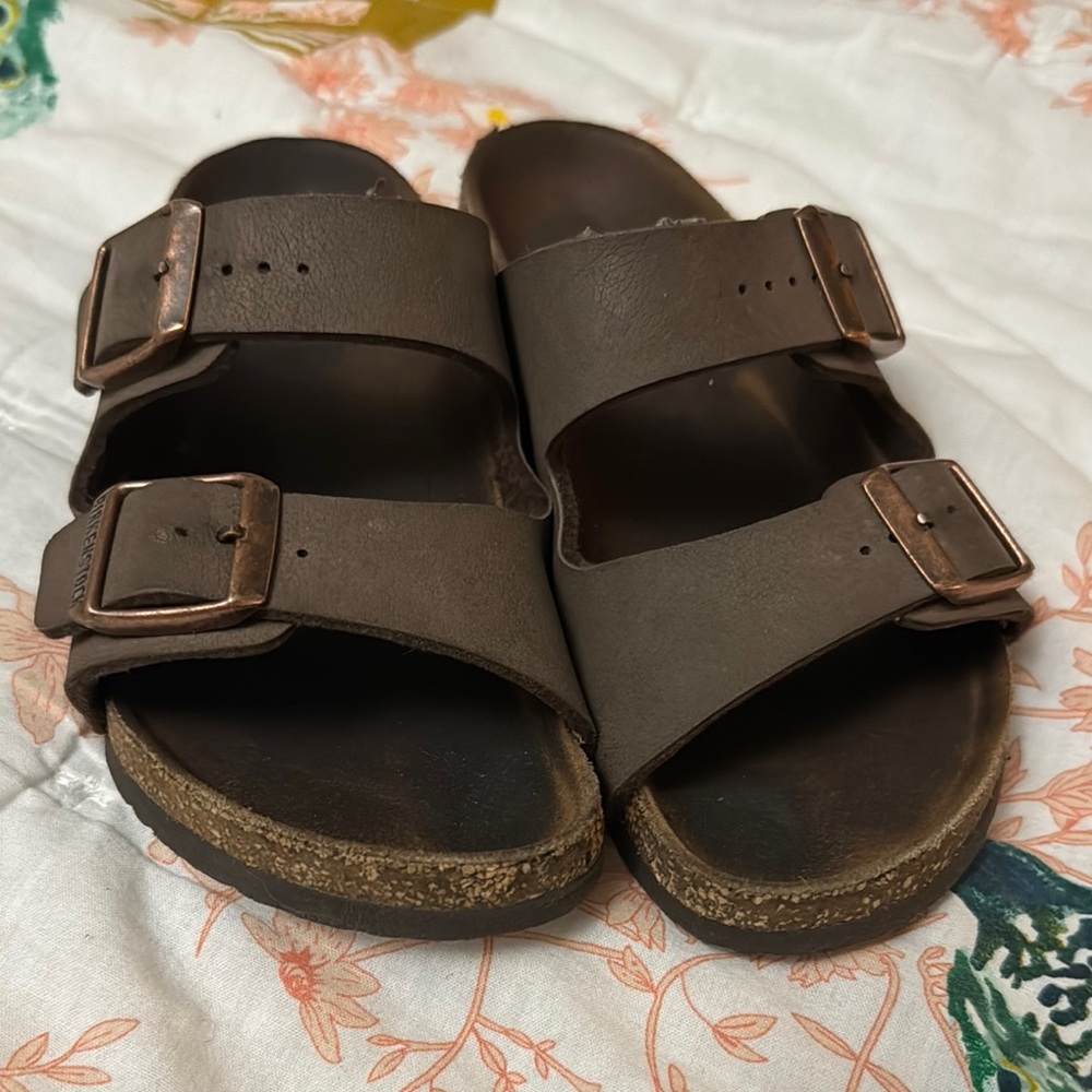 Birkenstock Brown Leather Sandals